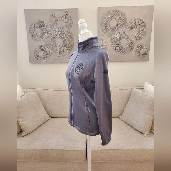 The North Face Canyon Flats Stretch Fleece Jacket sz Med With Custom Patch - Picture 9 of 16
